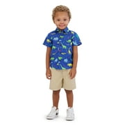 Little Rebels Toddler Boy Dinosaur 2 Piece Short Set, Size 2T-4T